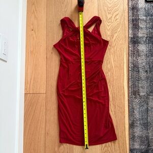 Sexy Marina Festive Red Mini Dress in Size S